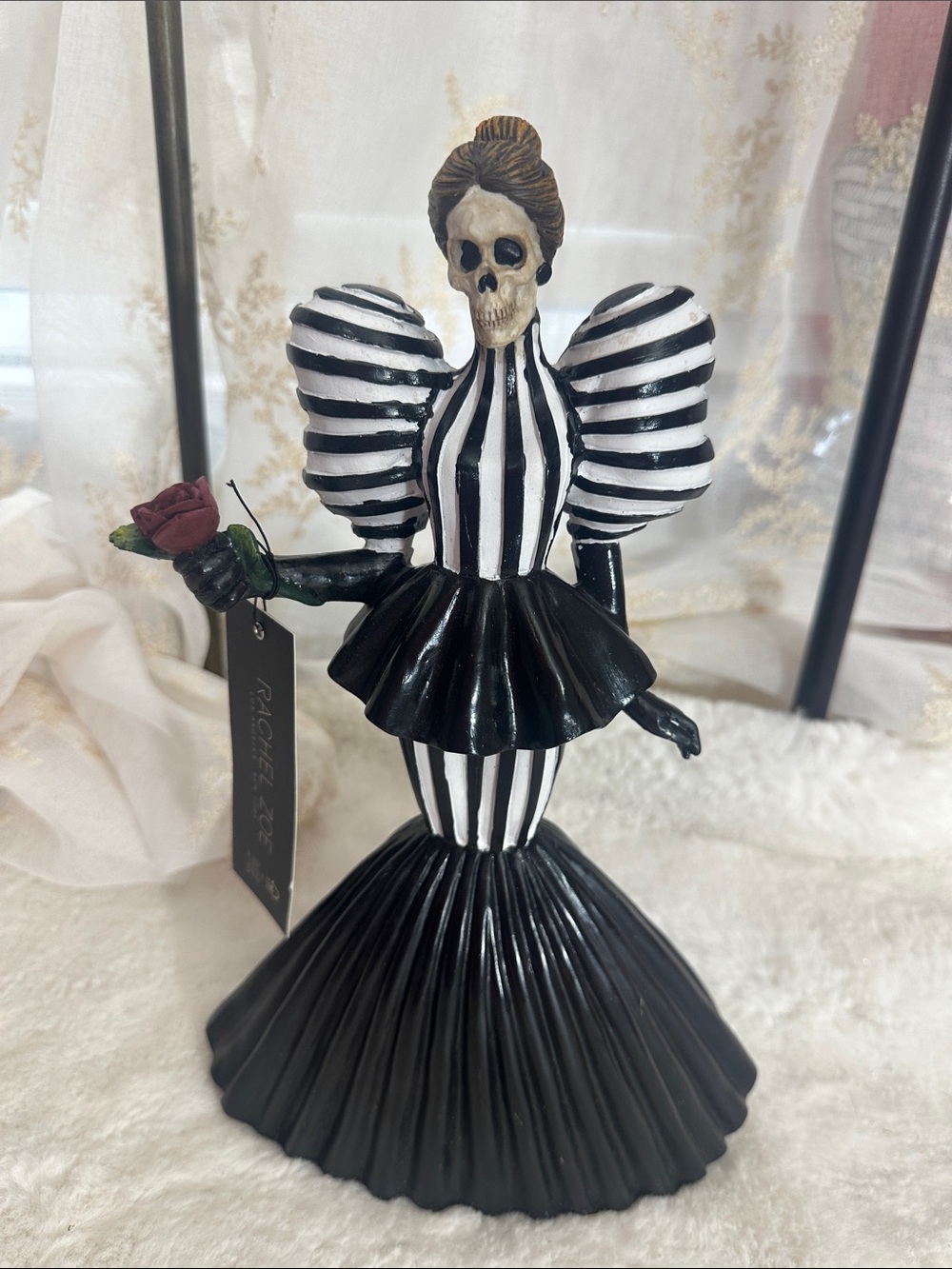 Rachel Zoe Victorian skeleton women figurine